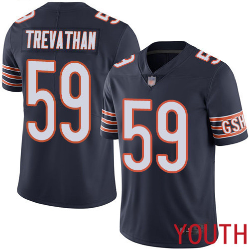 Chicago Bears Limited Navy Blue Youth Danny Trevathan Home Jersey NFL Football 59 Vapor Untouchable